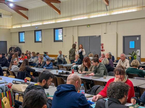 Un beau moment de convivialité au loto de Chassieu