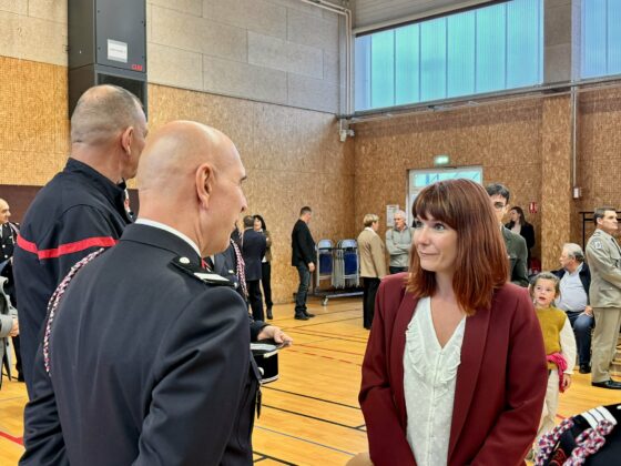 Passation de commandement à la caserne de Jonage