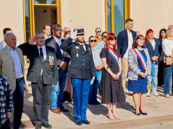Commémoration de la Journée nationale du souvenir des victimes de la déportation à Pusignan.