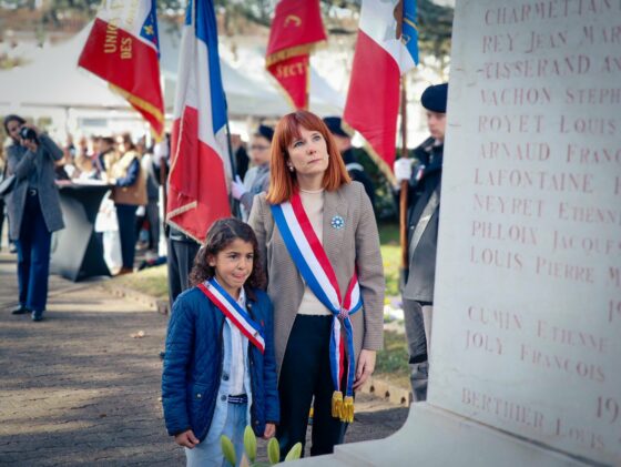 À Chassieu, en mémoire de ceux qui sont tombés pour la France.