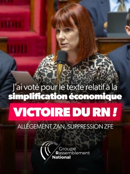 Victoire du RN à l’Assemblée : ZAN et ZFE