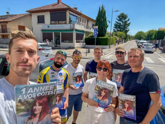 Mobilisation avec l’équipe de la circonscription du Rhône pour vous transmettre ma lettre !