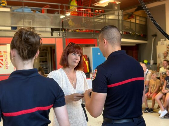 Pot de fin d’année des Jeunes Sapeurs-Pompiers de Pusignan ce matin.